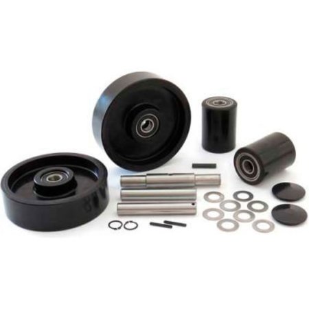 GPS - GENERIC PARTS SERVICE Complete Wheel Kit for Manual Pallet Jack GWK-HP25L-CK - Fits Hu-Lift Model # HP25L (Single) GWK-HP25L-CK